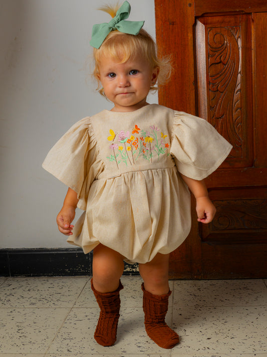 VESTIDO BOLERO | FLORES