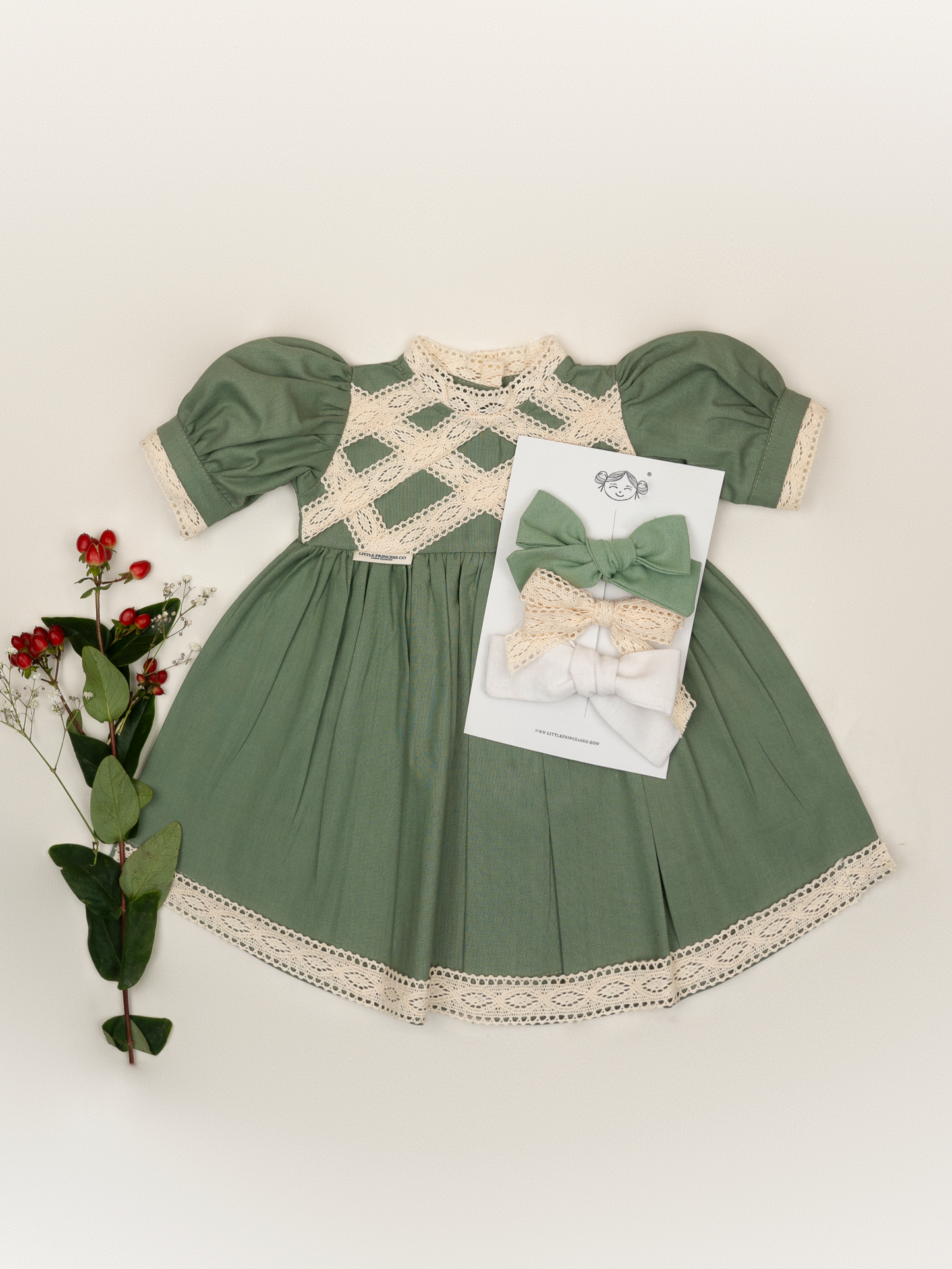 VESTIDO GRETEL | PISTACHO