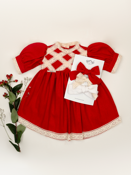 VESTIDO GRETEL | ROJO