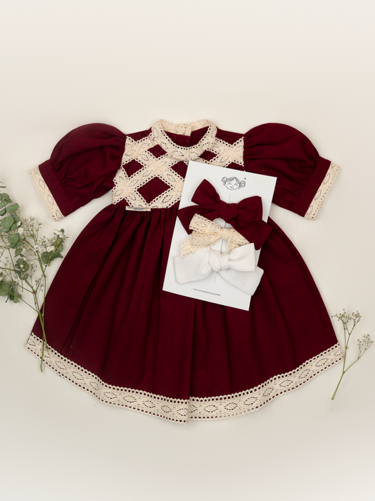 VESTIDO GRETEL | VINO